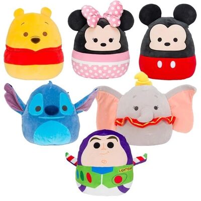 Peluche Morbido Disney World Squishmallows Più Morbido Assortimento 25 Cm