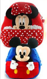 borse di scuola rosse dello zaino del bambino di 14inch Mickey Mouse, per i bambini ed i regali di promozione