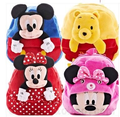 borse di scuola rosse dello zaino del bambino di 14inch Mickey Mouse, per i bambini ed i regali di promozione