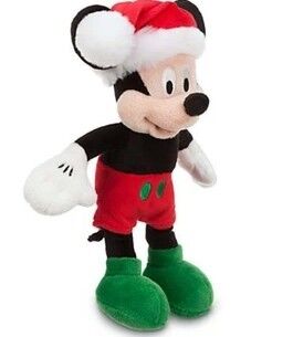 Il Natale rosso Mickey Mouse dei giocattoli della peluche di Disney ha farcito 45cm su misura