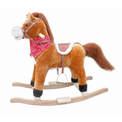 La coda commovente sana della bocca dei bambini dei giocattoli svegli del cavallo a dondolo ha condotto grande leggero