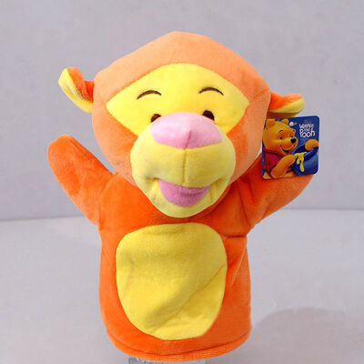 Blu di rosa di giallo dei burattini del dito della peluche di Eyore del punto di Winnie Pooh Tigger