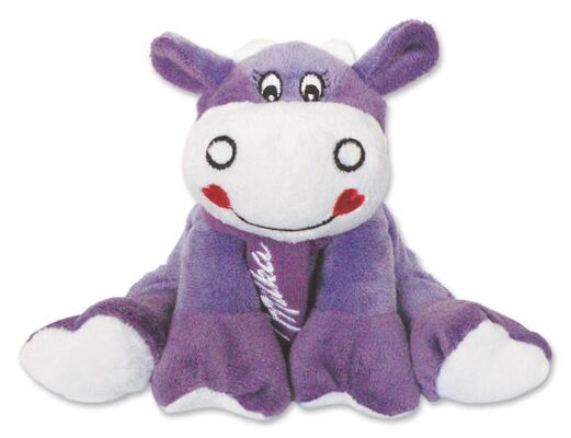 Giocattoli porpora della peluche dell'animale farcito della mucca di Milka piccoli per i bambini dei bambini