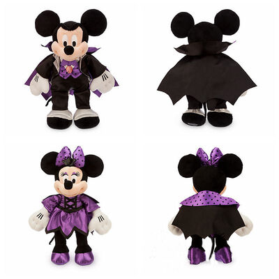 Il giorno Minnie Mouse di Halloween porpora e giocattoli della peluche di Mickey Disney per il festival del partito degli animali domestici