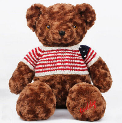 La peluche personale orsacchiotto di Brown scuro gioca la funzione di opzione dei clienti