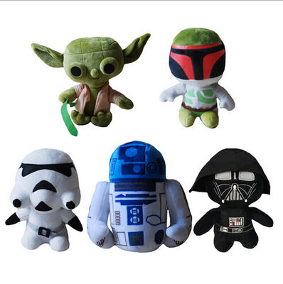 Verde sveglio a 8 pollici delle bambole della peluche di Disney del fumetto di Star Wars per la raccolta