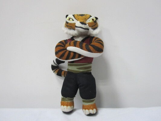 la peluche sveglia del fumetto di 20cm gioca gli animali farciti del fumetto della tigre femmina del panda di Kungfu