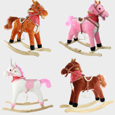 La coda commovente sana della bocca dei bambini dei giocattoli svegli del cavallo a dondolo ha condotto grande leggero