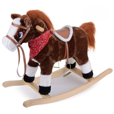 La coda commovente sana della bocca dei bambini dei giocattoli svegli del cavallo a dondolo ha condotto grande leggero