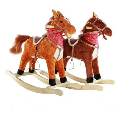 La coda commovente sana della bocca dei bambini dei giocattoli svegli del cavallo a dondolo ha condotto grande leggero