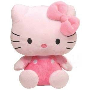 giocattoli della peluche farciti fumetto arancio adorabile di 20cm Hello Kitty per la raccolta