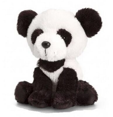 L'animale farcito della giraffa della mucca del leone del panda della tigre dell'animale selvatico gioca Brown
