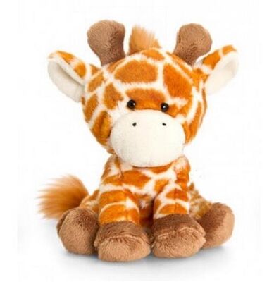 L'animale farcito della giraffa della mucca del leone del panda della tigre dell'animale selvatico gioca Brown