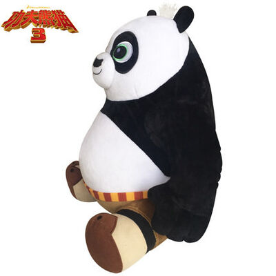 Nuovo giocattoli della peluche farciti di Po del panda di posa di seduta del panda 3 di Kungfu fumetto