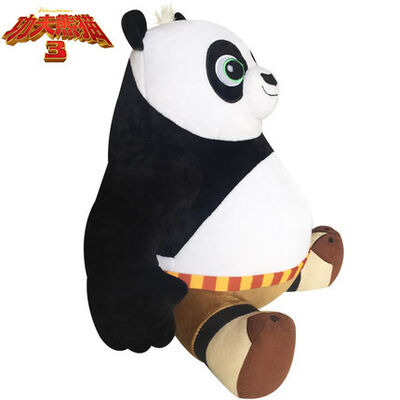 Nuovo giocattoli della peluche farciti di Po del panda di posa di seduta del panda 3 di Kungfu fumetto