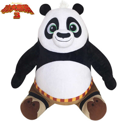 Nuovo giocattoli della peluche farciti di Po del panda di posa di seduta del panda 3 di Kungfu fumetto
