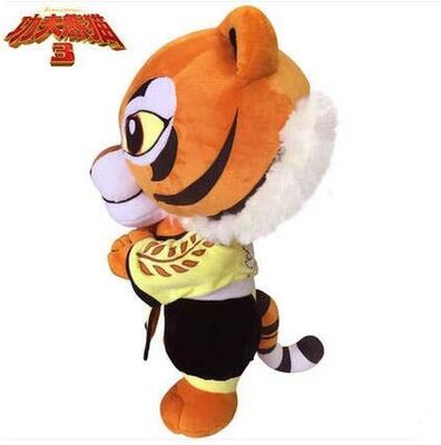 Giocattoli della peluche farciti fumetto sveglio della tigre femmina del panda 3 di Kungfu per i regali di promozione