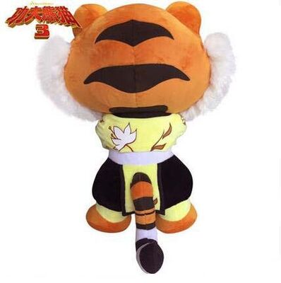 Giocattoli della peluche farciti fumetto sveglio della tigre femmina del panda 3 di Kungfu per i regali di promozione