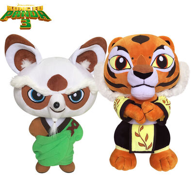 Giocattoli della peluche farciti fumetto sveglio della tigre femmina del panda 3 di Kungfu per i regali di promozione
