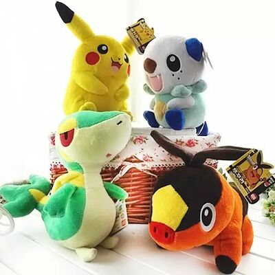 I nuovi personaggi dei cartoni animati Pokemon hanno farcito i giocattoli 8inch della peluche per la macchina del giocattolo di vendita della gru