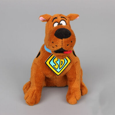 animale farcito Brown del fumetto di 8inch della peluche dei giocattoli di Scooby Doo di posa originale di seduta