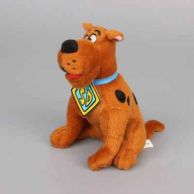 animale farcito Brown del fumetto di 8inch della peluche dei giocattoli di Scooby Doo di posa originale di seduta