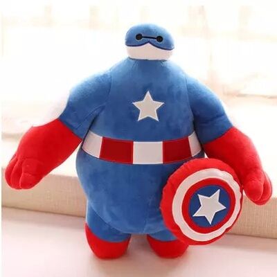 eroe adorabile 6 di 20cm il grande ed i vendicatori hanno farcito i giocattoli della peluche per i bambini