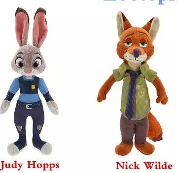 I personaggi dei cartoni animati Zootopia di Disney hanno farcito i giocattoli della peluche del fumetto a 9 pollici