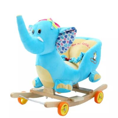 Raccolta animale adorabile della sedia di oscillazione del bambino della peluche per il giro del bambino sul gioco
