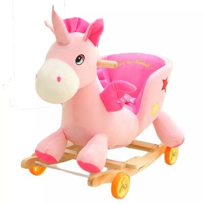 Raccolta animale adorabile della sedia di oscillazione del bambino della peluche per il giro del bambino sul gioco