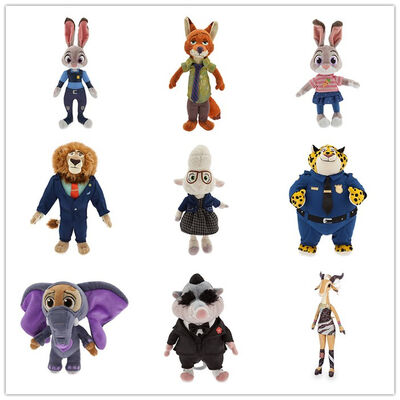 Brown e materiale molle verde degli animali farciti dei giocattoli della peluche di Zootopia Disney