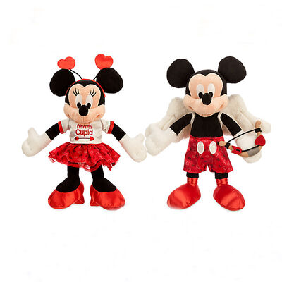 La peluche rossa di Disney di Topolino di giorni di S. Valentino gioca l'abitudine a 9 pollici