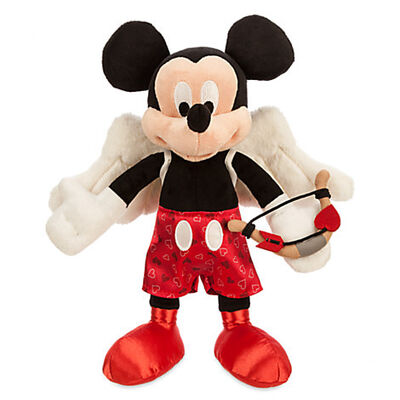 La peluche rossa di Disney di Topolino di giorni di S. Valentino gioca l'abitudine a 9 pollici