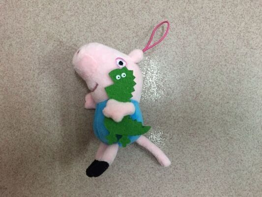 Giocattoli farciti Keychain del giocattolo della peluche del maiale di Peppa per i regali di promozione