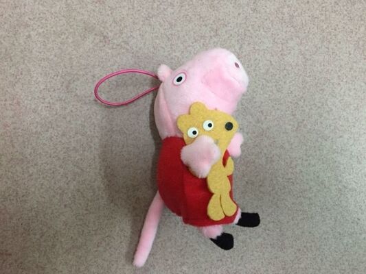 Giocattoli farciti Keychain del giocattolo della peluche del maiale di Peppa per i regali di promozione
