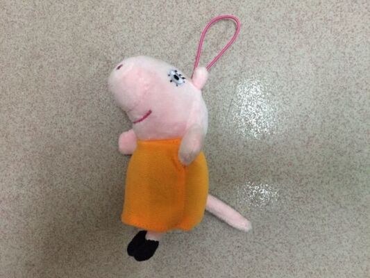 Giocattoli farciti Keychain del giocattolo della peluche del maiale di Peppa per i regali di promozione