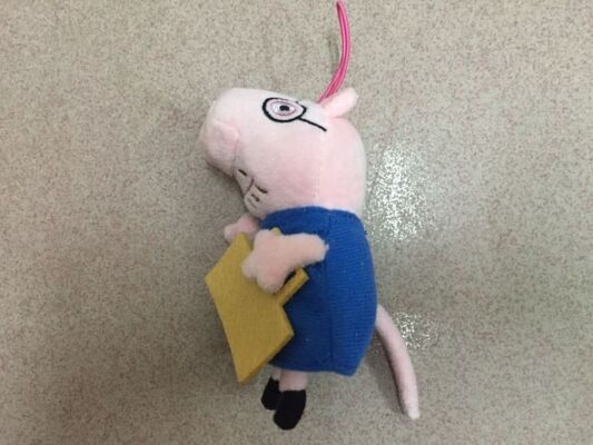 Giocattoli farciti Keychain del giocattolo della peluche del maiale di Peppa per i regali di promozione