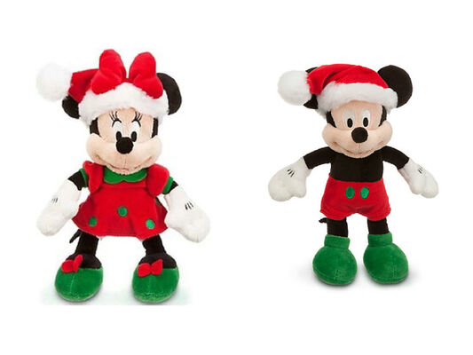 Il Natale rosso Mickey Mouse dei giocattoli della peluche di Disney ha farcito 45cm su misura
