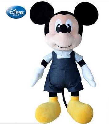 La peluche nera di Disney gioca Mickey Mouse nero e Minnie Mouse a 16 pollici