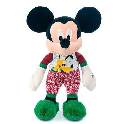 La peluche sveglia di Disney di modo gioca il Natale Mickey e l'altezza di Minnie Mouse 40cm