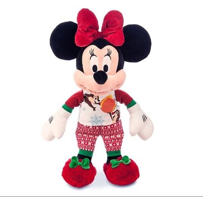 La peluche sveglia di Disney di modo gioca il Natale Mickey e l'altezza di Minnie Mouse 40cm