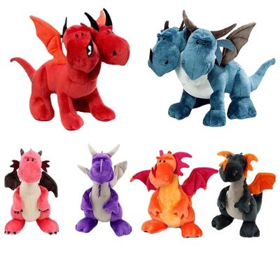 La piccola peluche della lega di giustizia di modo gioca le action figure in rosso ed in blu