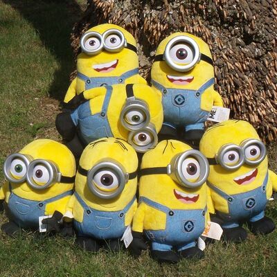 servi dei giocattoli della peluche del fumetto di 20cm con l'occhio 3D per la macchina del giocattolo di vendita della gru