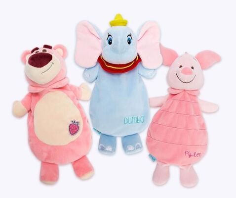 Giocattoli svegli della peluche del bambino della scimmia del cane con gli animali farciti Brown rosa del capezzolo