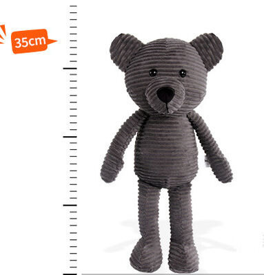 Il bambino sveglio di Elephent della peluche su ordinazione delle pecore gioca la plastica blu di bianco 20cm