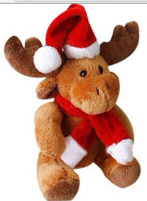 Giocattoli promozionali farciti a 8 pollici della peluche della renna delle alci di Natale dei giocattoli dei regali