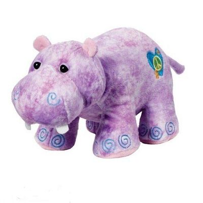 La peluche animale dell'ippopotamo adorabile a 8 pollici gioca i regali di promozione per la celebrazione di festa