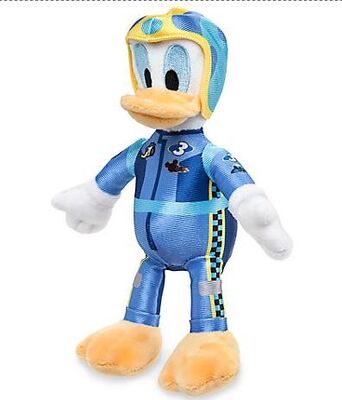 Il cotone adorabile dei pp/brevi giocattoli della peluche di Disney, le automobili Paperino dei corridori dell'automobile scoperta a due posti di Disney ha farcito i giocattoli