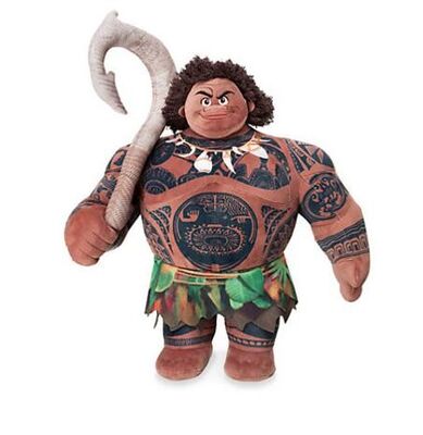 La peluche originale di Disney gioca la bambola molle del giocattolo di bellezza media di Moana Maui