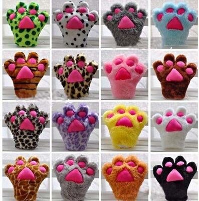 La peluche dell'animale farcito del burattino di mano dei guanti della zampa della peluche gioca per i regali di promozione